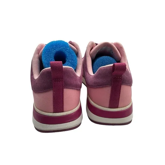 Vionic Breilyn Sneakers Size 10 Pink Merlot Color Suede