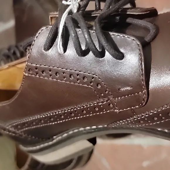 Vionic | Bruno Men's Brown Leather Dress Shoes