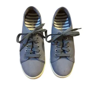 Vionic Brinley Water Resistant Suede Sneakers Blue Size 7