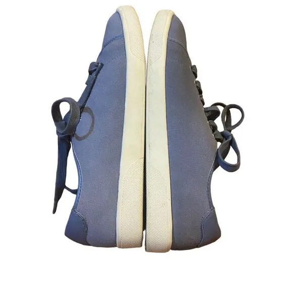Vionic Brinley Water Resistant Suede Sneakers Blue Size 7