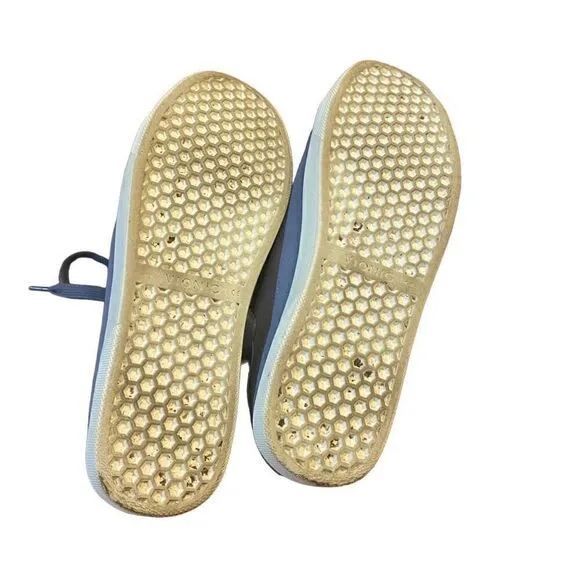 Vionic Brinley Water Resistant Suede Sneakers Blue Size 7