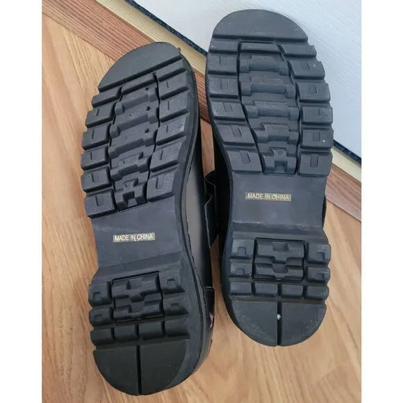 Vtg Demonia Star Mary Janes Shoes 11
