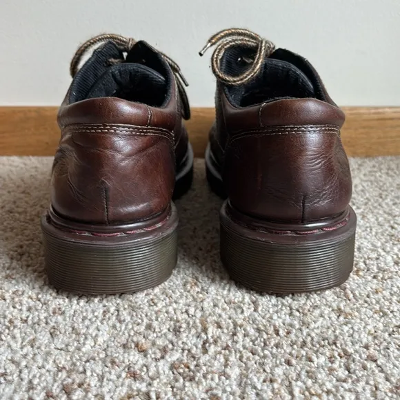 VTG Dr. Martens Doc England 8457 Moc Toe Chunky Sole Shoes Punk Grunge Y2K 90’s