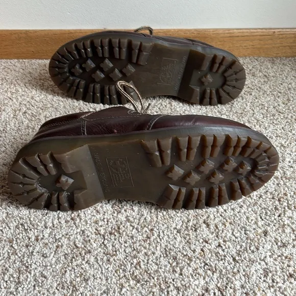VTG Dr. Martens Doc England 8457 Moc Toe Chunky Sole Shoes Punk Grunge Y2K 90’s