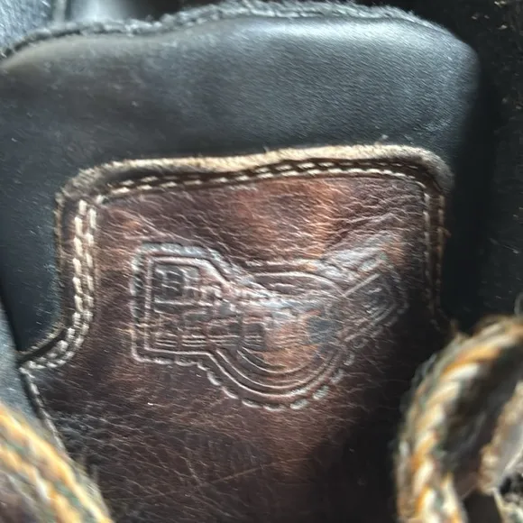 VTG Dr. Martens Doc England 8457 Moc Toe Chunky Sole Shoes Punk Grunge Y2K 90’s
