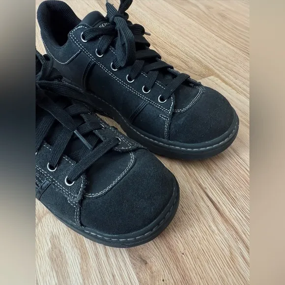 VTG Skechers Platform Chunky Lug Sole Suede Shoes Womens Grunge 90s Y2K SIZE 10