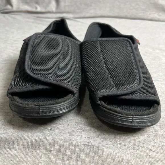 W&amp;LESVAGO Women's Open Toe Wide Diabetic Edema Shoes,House Slippers Size 7.5