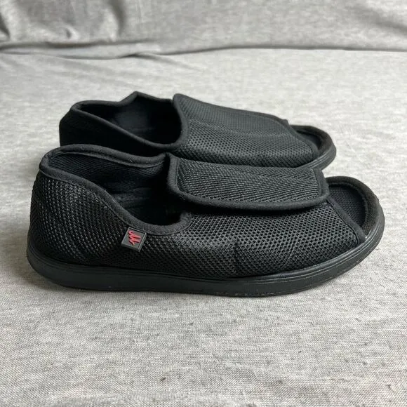 W&amp;LESVAGO Women's Open Toe Wide Diabetic Edema Shoes,House Slippers Size 7.5