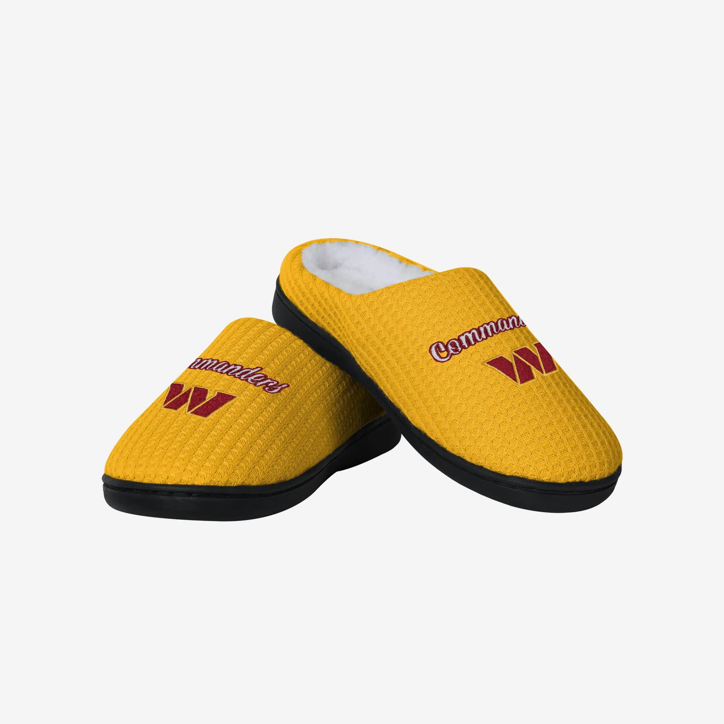 Washington Commanders Womens Sherpa Lined Memory Foam Slipper