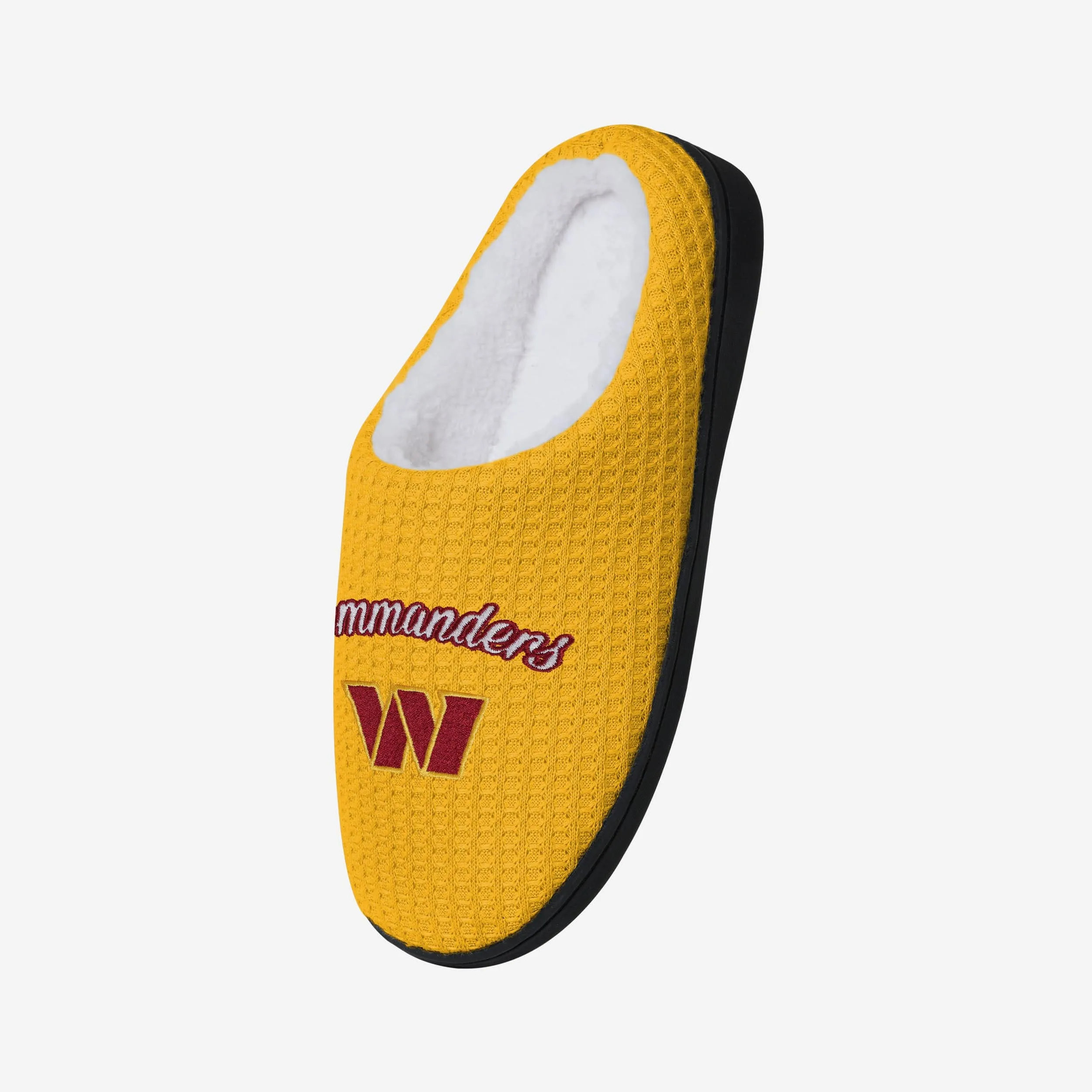 Washington Commanders Womens Sherpa Lined Memory Foam Slipper