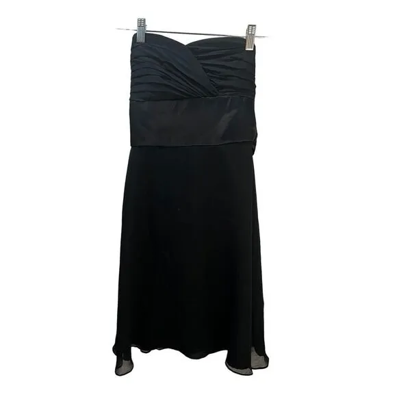 White House Black Market Black Classic Fit &amp; Flare Dress Size 0