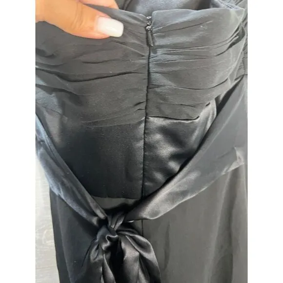 White House Black Market Black Classic Fit &amp; Flare Dress Size 0