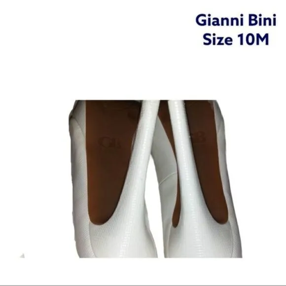 White platform Gianni Bini Heels