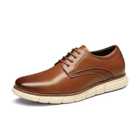 Wide Size 6.5-15, Men's Lightweight Oxford Sneakers Casual Dress Shoes