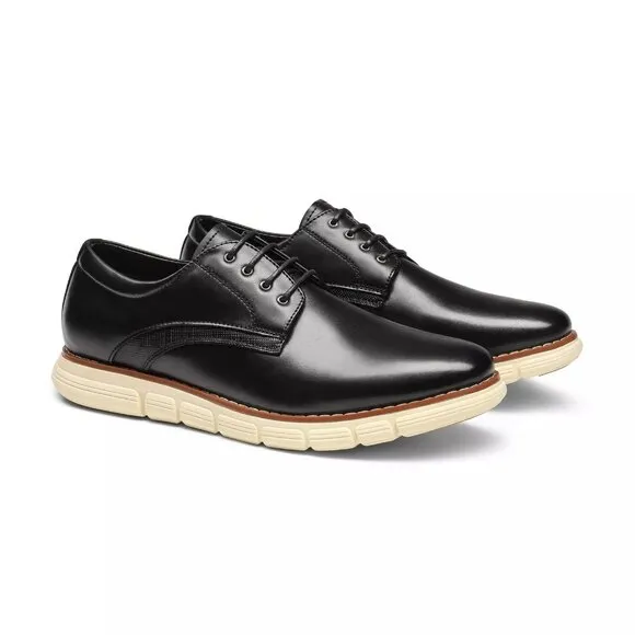 Wide Size 6.5-15, Men's Lightweight Oxford Sneakers Casual Dress Shoes