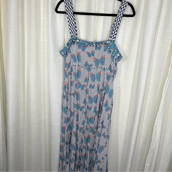 Wild Flowers butterfly fit n flare dress