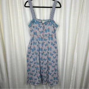 Wild Flowers butterfly fit n flare dress
