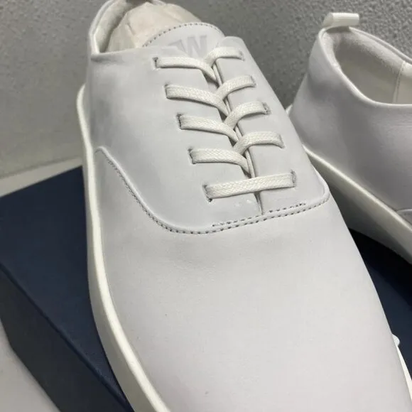 Wolf &amp; Shepherd Cruise Lace-Up Sneakers – Men’s Size 7.5 – White – Open Box
