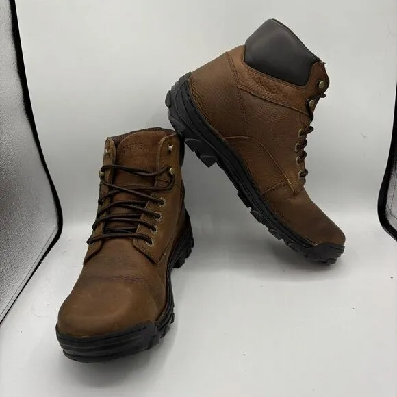 Wolverine Durbin Waterproof Steel Toe 6&quot; W05483 Mens Brown Work Boots Sz 11.5 M