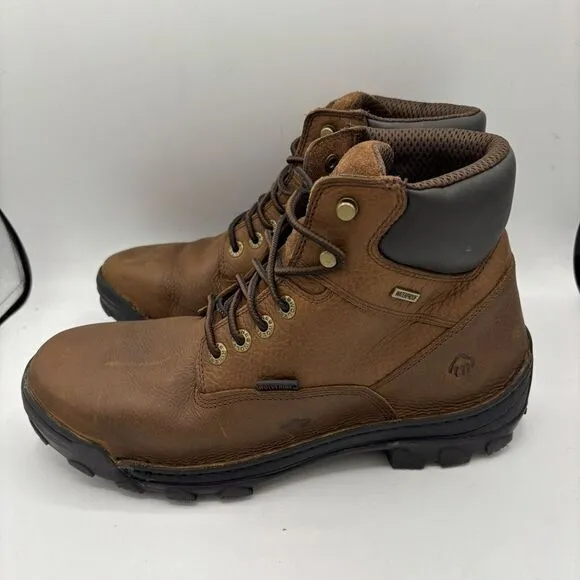 Wolverine Durbin Waterproof Steel Toe 6&quot; W05483 Mens Brown Work Boots Sz 11.5 M