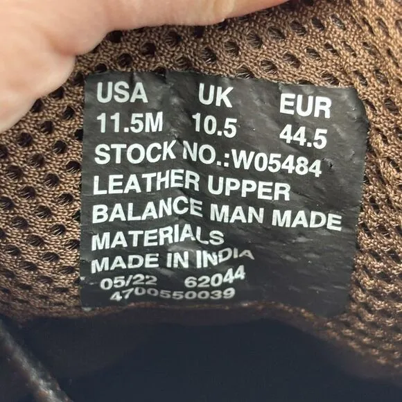 Wolverine Durbin Waterproof Steel Toe 6&quot; W05483 Mens Brown Work Boots Sz 11.5 M