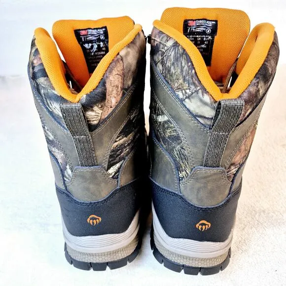Wolverine Men's 600 Gram Camo Hunting Boots Size 12 EW 3M Thinsulate W20494 Wide
