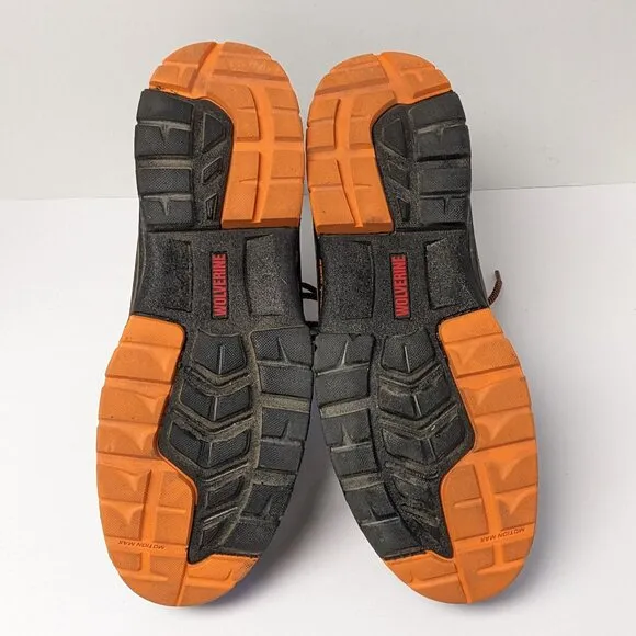 Wolverine Overpass Mid Composite Toe Work Boots, Brown, Men's 14 M