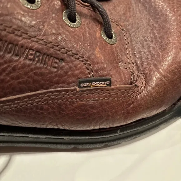 Wolverine Shoes W04374 Brown DuraShocks Slip-Resistant Work Shoes Men’s 11.5EW