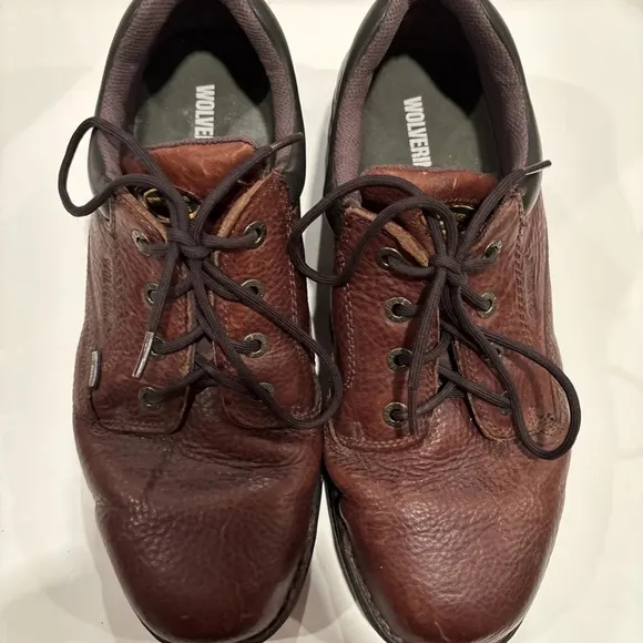 Wolverine Shoes W04374 Brown DuraShocks Slip-Resistant Work Shoes Men’s 11.5EW