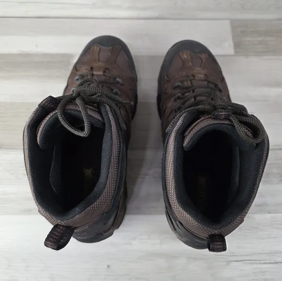 Wolverine Wilderness Brown Leather Laceup WP Hiking Boot Mens 11½EW