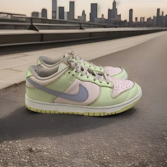 Woman's Size 9.5 Nike Dunk Low &quot;Lime Ice&quot; or  Men's Sz 8