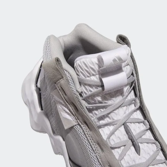 WOMEN'S adidas Exhibit B Mid Basketball Shoes Gray Black White GY8983