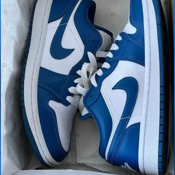 Women's Air Jordan low Size 6W Marina Blue 2022 DC0774-114 GREAT CONDITION