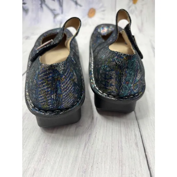 Women's Alegria Mary Janes Size 41 EU Blue Multi