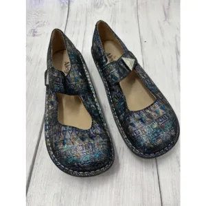 Women's Alegria Mary Janes Size 41 EU Blue Multi