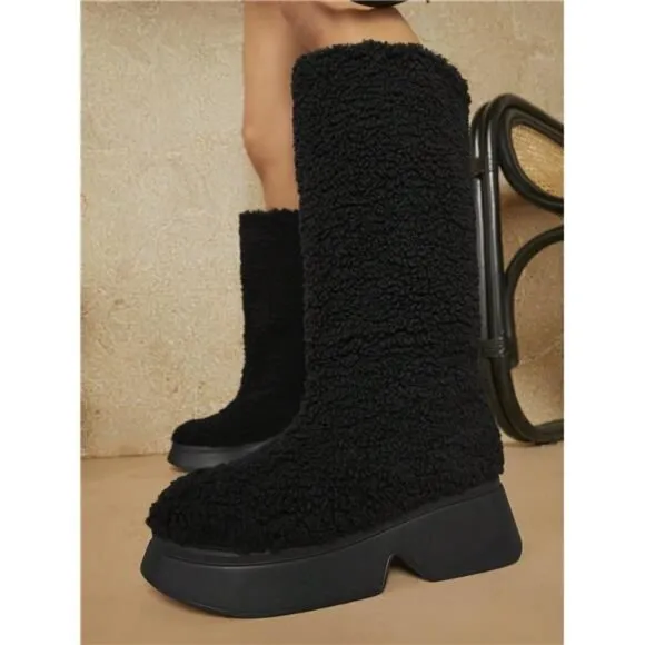 Women's Autumn/Winter Fashionable Faux  Mid-Calf Boots