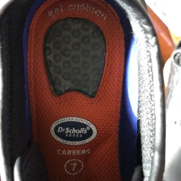 Womens black size 7 Dr Scholl's careers slip resistant/oil resistant shoes
