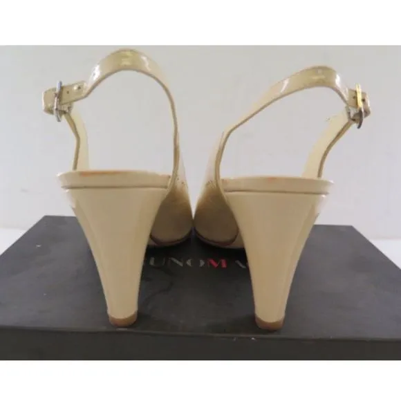 Womens Bruno Magli Sling Back Pump Patent Leather