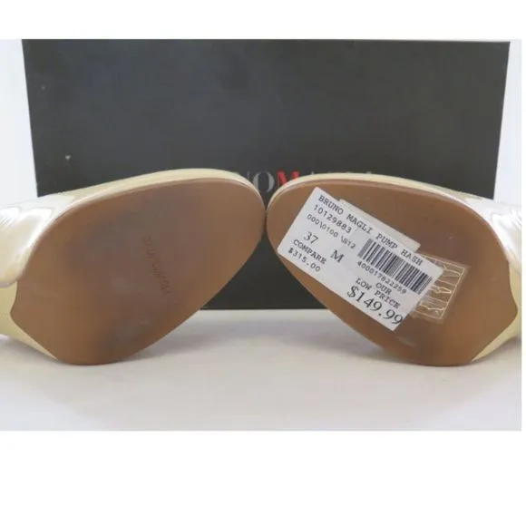 Womens Bruno Magli Sling Back Pump Patent Leather