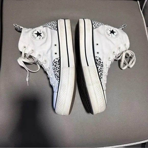 Womens Chuck Taylor All Star Lift Platform High Top 'Animalier' Leopard print