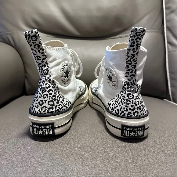 Womens Chuck Taylor All Star Lift Platform High Top 'Animalier' Leopard print