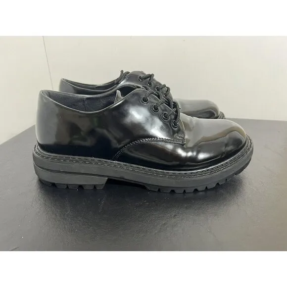 Womens Dunes Patent Leather Black Size 11 Shoes