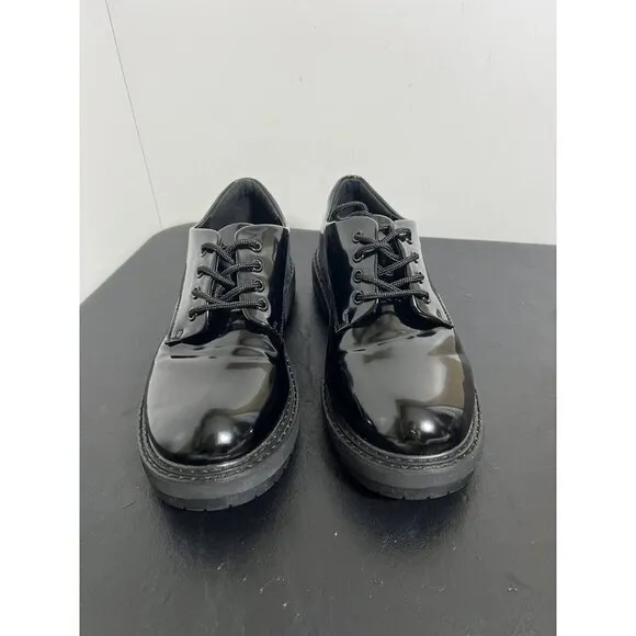 Womens Dunes Patent Leather Black Size 11 Shoes
