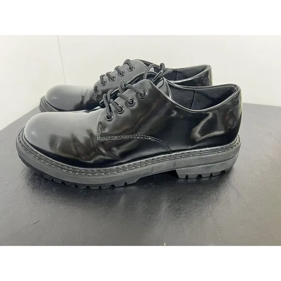 Womens Dunes Patent Leather Black Size 11 Shoes