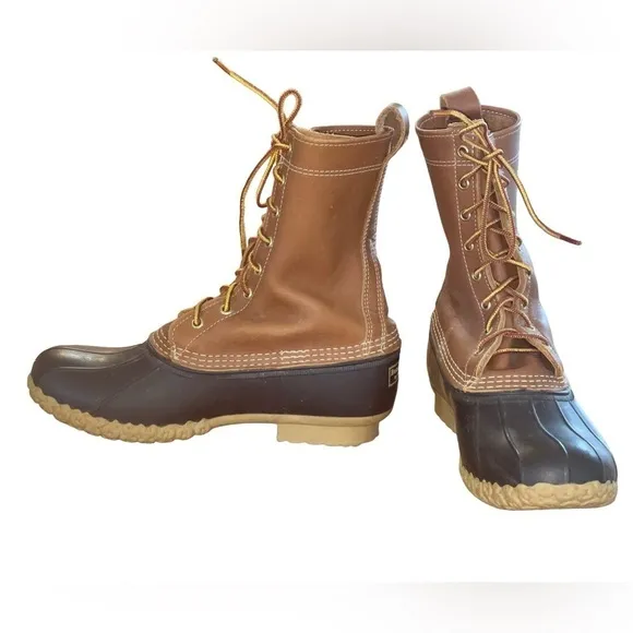Women’s L.L. Bean, waterproof duck boots, size 9 wide GUC