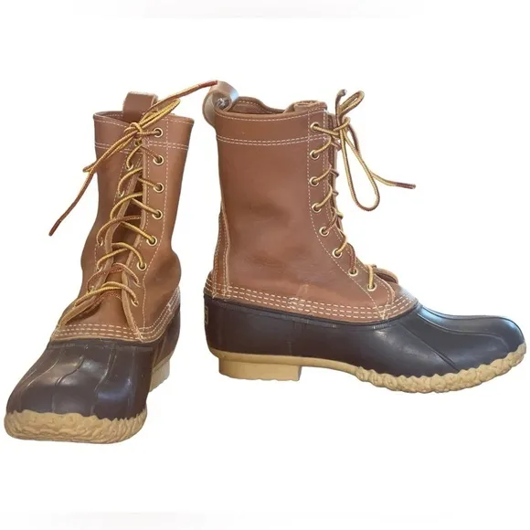 Women’s L.L. Bean, waterproof duck boots, size 9 wide GUC