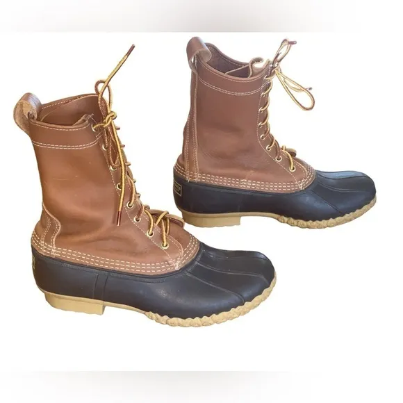 Women’s L.L. Bean, waterproof duck boots, size 9 wide GUC