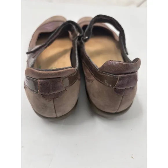 Women's Naot Mary Jane Shoes Size 39 (8.5-9) Brown Taupe