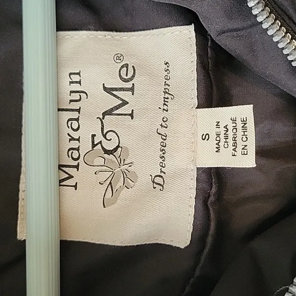 Women's Puffer Coat Marilyn &amp; Me Faux-fur trim front zipper closure
