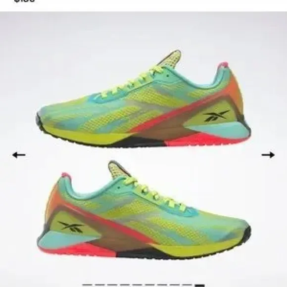 Womens Reebok Nano XI Crossfit Training Gym Shoes Size 11 Green GZ8948